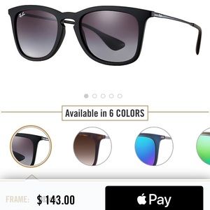 Authentic Ray Bans 4221 sunglasses